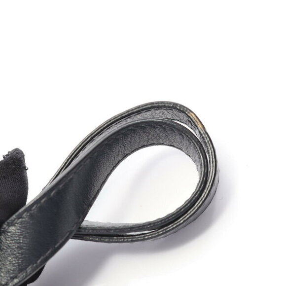 Dior Saddle Oblique Shoulder Bag Leather Gray Navy Blue - Picture 7 of 9